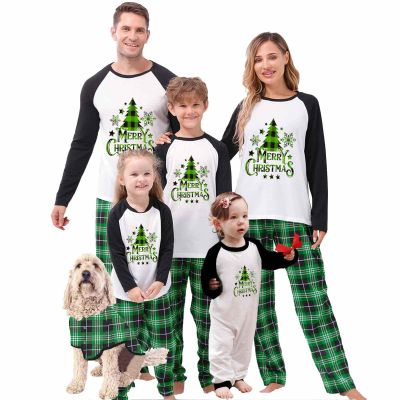 Christmas Pajamas for Family Matching Family Christmas Pajamas Matching Set Xmas Pjs Sleepwear(QA19-V, 9 V)