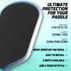 AMA SPORT Pickleball Paddle Edge Guard Tape 3 Pack - 26mm Width Protection Cover Perfectly Fits Curved Edge Without Wrinkling (Blue Gray Gradient) view 4