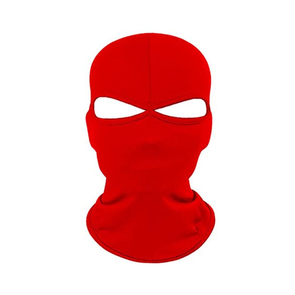 Balaclava Ski Face Mask Sun UV Ice Silk Protection Neck Full Face Mask Red for Outdoor Activities for Men and Women Breathable Windproof Elastic Sport Workout Yoga Running Fitness Gym Accessories