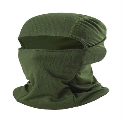 Balaclava Full Face Mask Sun Cover UV Protection Arm Guard Headgear Green 02 1 pack G-11 for Outdoor Activities for Men and Women Breathable Windproof Elastic Sport Workout Yoga Running Accessories