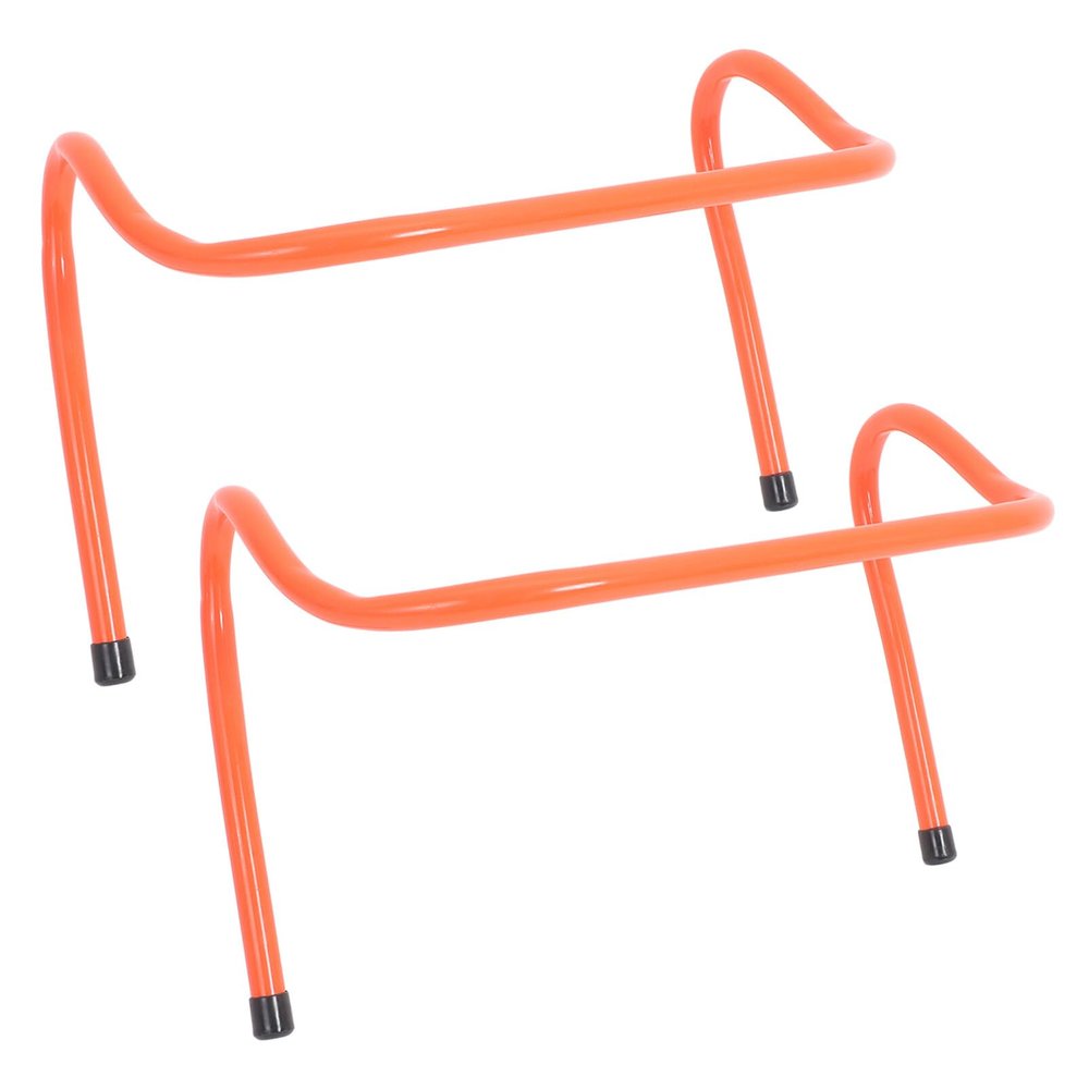 HANABASS 2pcs Plastic Agility Hurdles for Boys and Girls Speed Training Equipment for Football and Sports Coordination and Balance Design for Outdoor Use