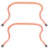 HANABASS 2pcs Plastic Agility Hurdles for Boys and Girls Speed Training Equipment for Football and Sports Coordination and Balance Design for Outdoor Use view 2