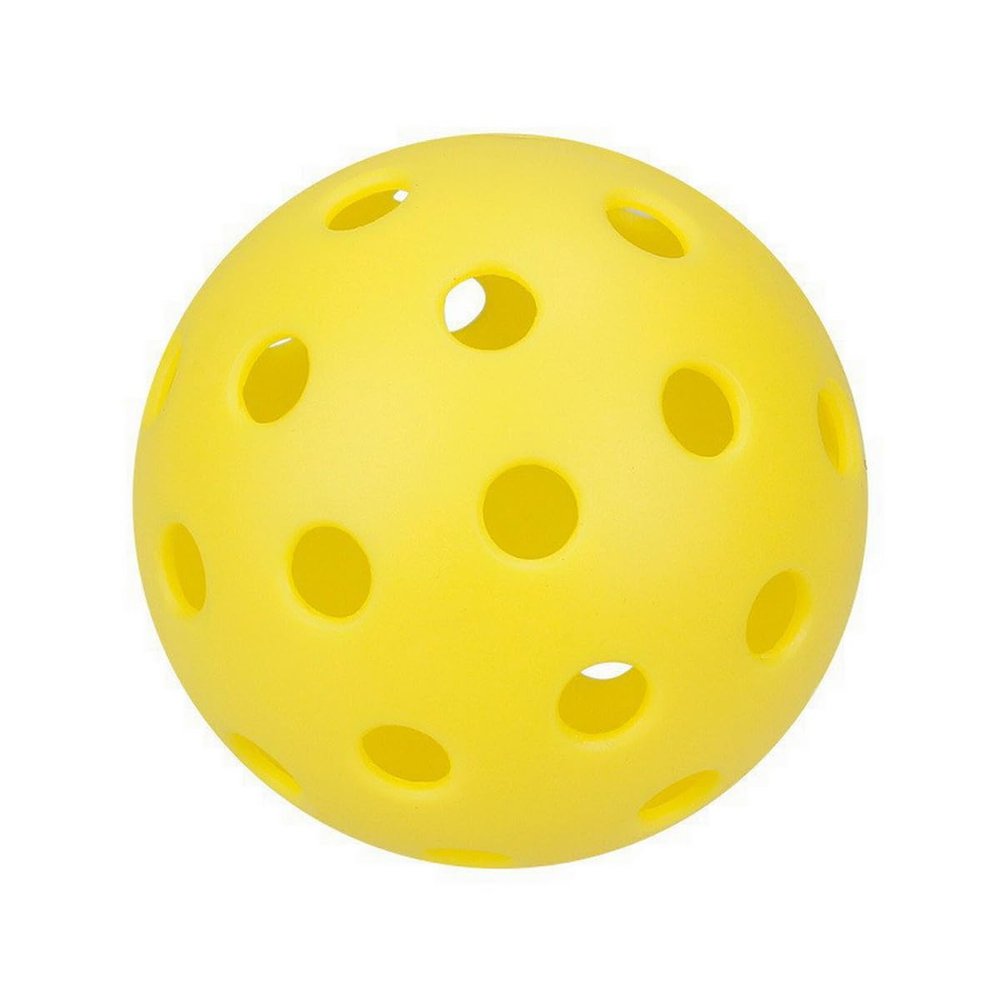 Aolowewin Indoor & Outdoor Pickleball Balls, 4-Pack, USA Pickleballs (USAPA) Spec, 26-Holes & 40-Holes Practice & Game Pickle Balls, with Mesh Bag (40-Holes for Outdoor, Yellow)