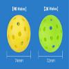 Aolowewin Indoor & Outdoor Pickleball Balls, 4-Pack, USA Pickleballs (USAPA) Spec, 26-Holes & 40-Holes Practice & Game Pickle Balls, with Mesh Bag (40-Holes for Outdoor, Yellow) view 3