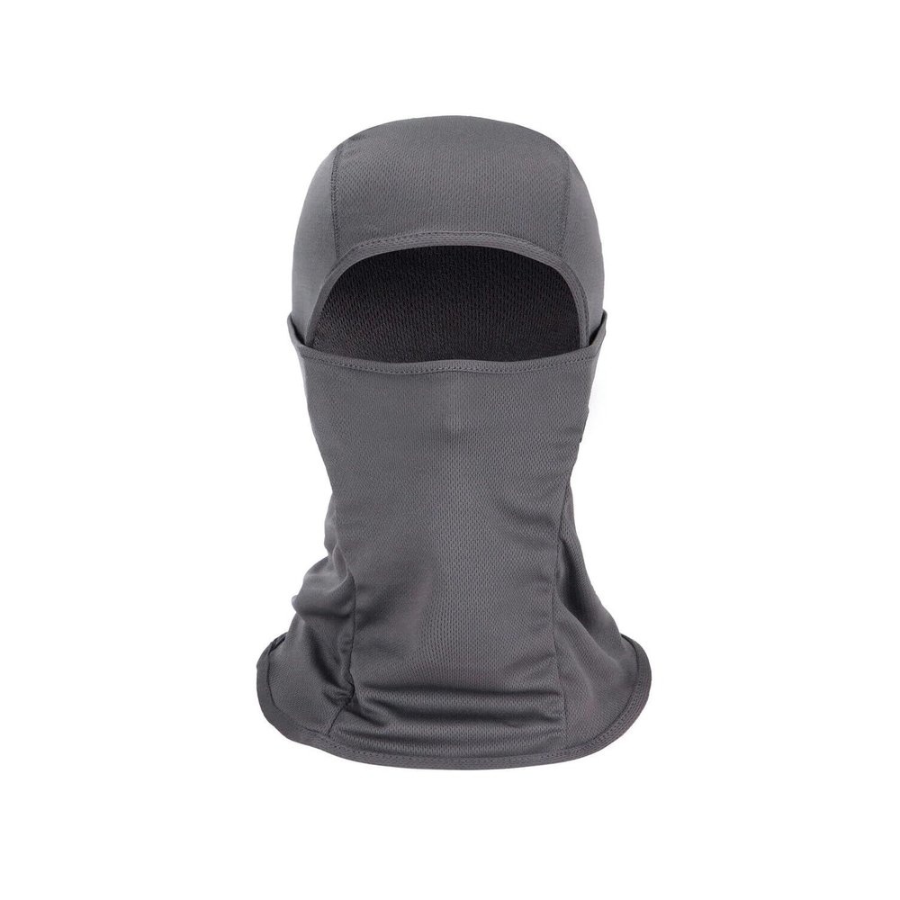 Balaclava UV Protection Full Face Mask Ski Sun Hood Tactical Shiesty Mask Gray Solid for Outdoor Activities for Men and Women Breathable Windproof Elastic Sport Workout Yoga Running Accessories
