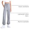 BOOPH Girls Sweatpants Kids Cotton Drawstring Joggers Athletic Pants with Pockets for Teen Girls Gray 7-8 Years view 4