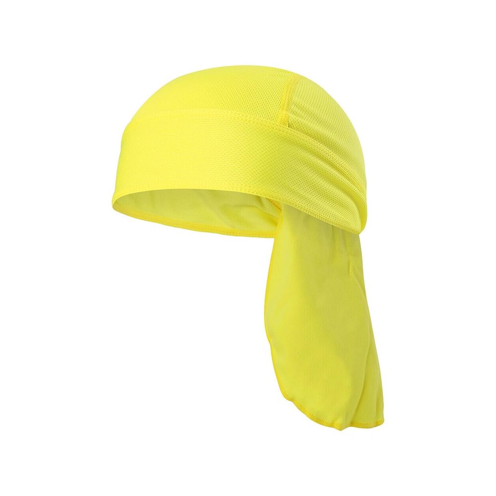 Summer Skull Cap Cooling Sweat Wicking Helmet Cycling Hat Headbandana Yellow 2 Pack for Outdoor Activities for Men and Women Breathable Windproof Elastic Sport Workout Yoga Running Accessories