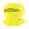 Balaclava Full Face Mask Sun Cover UV Protection Arm Guard Headgear Yellow 02 1 pack G-24 for Outdoor Activities for Men and Women Breathable Windproof Elastic Sport Workout Yoga Running Accessories view 1