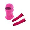 Balaclava Full Face Mask Sun Cover UV Protection Arm Guard Headgear Rose Red 02 1 pack G-20 for Outdoor Activities for Men and Women Breathable Windproof Elastic Sport Workout Yoga Running Accessories view 1