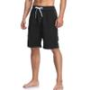 Men's Classic Elastic Waist Cargo Shorts Classic Relaxed Fit Outdoor Shorts Drawstring Casual Athletic Hiking Short (Black,28) view 2