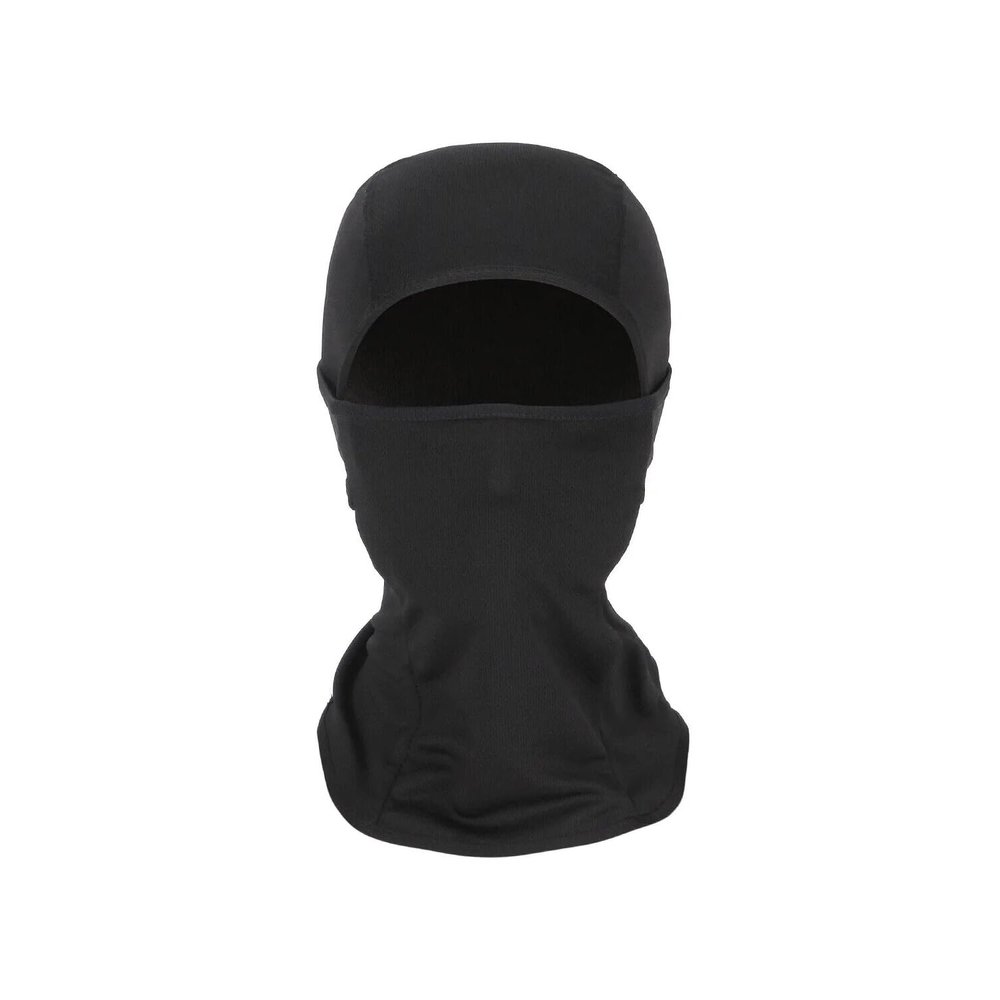 Balaclava UV Protection Full Face Mask Ski Sun Hood Tactical Shiesty Mask Black Solid for Outdoor Activities for Men and Women Breathable Windproof Elastic Sport Workout Yoga Running Accessories