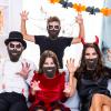 Lusofie Brown Fake Beard Elasticity Fake Mustache Multipurpose Costume for Male Makeup Cosplay Halloween Party Supplies view 2