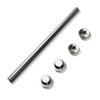 COLOFULWAY 5/8 Inch OD 304 Stainless Steel Boat Trailer Roller Shaft (5/8-11-1/4) view 1