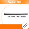 COLOFULWAY 5/8 Inch OD 304 Stainless Steel Boat Trailer Roller Shaft (5/8-11-1/4) view 2