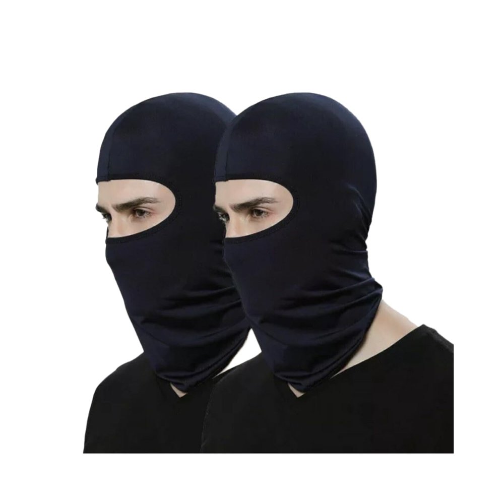 Balaclava Face Mask Thin UV Protection Ski Sun Hood Tactical Masks for 2Pcs Blue for Outdoor Activities for Men and Women Breathable Windproof Elastic Sport Workout Yoga Running Accessories