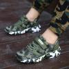 Boys and Girls Lightweight Breathable Sneakers Athletic Tennis Shoes for Toddler/Little Kid Running and Walking Shoes Camouflage Green view 2