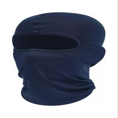 Balaclava Face Mask UV Protection Cooling Neck Gaiter Full Head Mask Face Cover Dark Blue for Outdoor Activities for Men and Women Breathable Windproof Elastic Sport Workout Yoga Running Accessories