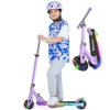 Rahmory Kick Scooter for Ages 5-12,Kid, Teens. Max Load 155 LBS. Foldable, Lightweight, with Light up Wheels and Dynamic Light Deck, Teen and Adults, 3 Adjustable Levels. view 1