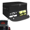 Busaiu Golf Organizer for Car, Car Golf Accessories Organiser, Golf Trunk Organizer, with Separate Ventilated Compartment, Golf Gifts for Men, Black view 1