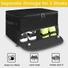 Busaiu Golf Organizer for Car, Car Golf Accessories Organiser, Golf Trunk Organizer, with Separate Ventilated Compartment, Golf Gifts for Men, Black view 3