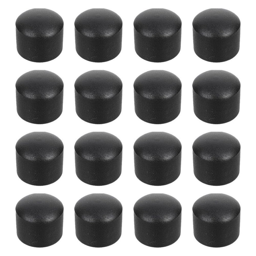 ibasenice 16pcs Foosball Rod Caps End Caps for Soccer Table Accessories Fit for Standard Foosball Sticks Easy Installation Design Sturdy Material