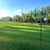 Portable Outdoor Volleyball Net Set for Backyard Beach with Adjustable Poles, Soft PU Volleyball & Pump, Carry Bag and Durable Anti-Sagging Net (Blue and Green, 32ft) view 2