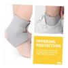 NOLITOY 4pcs Fitness Ankle Sleeve Adjustable Ankle Protector for Sports Comfortable and Washable Cover for Running Basketball Soccer and Hiking Grey s view 2