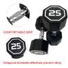 5-50lb apollo High-end Coated Octagon Dumbbell550LB TOTAL 10 PAIRS DUMBBELL,2 pieces per specification, without dumbbell racks view 4