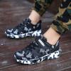Boys and Girls Lightweight Breathable Sneakers Athletic Tennis Shoes for Toddler/Little Kid Running and Walking Shoes Camouflage Grey view 2