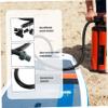 ESiiFuu Air Pump Hose Paddle Board Pump Hose for Stermay 782 Replacement Kayak Electric Air Pump Hose Universal Paddleboard Accessories with Multiple Adapters view 3