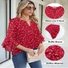 Timeson Business Casual Tops for Women: Work Attire for Office - Fall Blouses for Women 2026 - Dress Shirts 3/4 Sleeve Professional Formal Clothes Dressy Ladies Tops Elegant Fall Chiffon L view 4