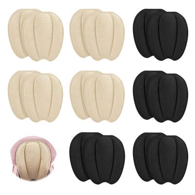 NICENEEDED 8 Pairs Tongue Pads for Shoe Too Big Size Reducer, Felt Forefoot Pads Adhesive Tongue Pads for Loose Shoe, Non Slip Tongue Cushion Inserts Felt Shoe Pads for Men and Women