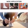 NICENEEDED 8 Pairs Tongue Pads for Shoe Too Big Size Reducer, Felt Forefoot Pads Adhesive Tongue Pads for Loose Shoe, Non Slip Tongue Cushion Inserts Felt Shoe Pads for Men and Women view 3