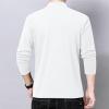 Mens Turtleneck Long Sleeve Pullover Basic Undershirt Stretch Slim Fit Sweaters Premium Long Sleeve Mock Neck Sweater White view 4