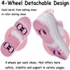 ANEFUN Roller Skate Shoes for Kids Girls Boys Detachable Wheeled Fashion Sneakers view 4