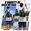 Piscifun Fishing Tackle Backpack with Rod & Gear Holder, Lightweight Outdoor Water-Resistant Fishing Shoulder Storage Bag, Black Camouflage view 2