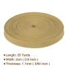 Rebower Nylon Webbing Strap, 25 Yards x 7/8 Inch Polypropylene Webbing Lightweight Strapping Backpack Band for DIY Gear Repair Outdoor Luggage Cargo Straps, Dark Khaki view 2