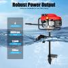 4 Stroke 200CC Outboard Motor Boat Engine, 3.5KW Boat Motor with Air Cooling System CDI System Marine Boat Motor, Inflatable Fishing Boat Engine for 13.12 to 19.69 ft Gasoline Boat Engine view 4