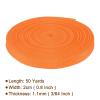 Rebower Nylon Webbing Strap, 50 Yards x 7/8 Inch Polypropylene Webbing Lightweight Strapping Backpack Band for DIY Gear Repair Outdoor Luggage Cargo Straps, Orange view 2