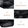 FEOYA Men Sissy Lace Panty with Bow Knot Crossdressing Transgender Lingerie Mesh Breathable Underwear Camel Toe Briefs Black M view 4