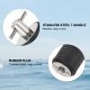 PATIKIL 1 Inch Boat Drain Plug, T Handle Stainless Steel Boat Plug Snap Drain Marine Twist Plug Rubber Plugs for Yachts Kayaks Marine Boat Drains view 3