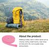 Rebower Nylon Webbing Strap, 10 Yards x 7/8 Inch Polypropylene Webbing Lightweight Strapping Backpack Band for DIY Gear Repair Outdoor Luggage Cargo Straps, Pink view 3