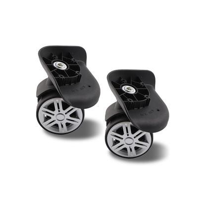 Msiud Luggage Wheels Replacement, Silent Double Row Suitcase Swivels Casters Repair Outdoor Caster Repairing Trolley Travel Customs Box Accessories Trunk Spare Universal Bearings Kits Bearing Washers