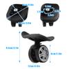 Msiud Luggage Wheels Replacement, Silent Double Row Suitcase Swivels Casters Repair Outdoor Caster Repairing Trolley Travel Customs Box Accessories Trunk Spare Universal Bearings Kits Bearing Washers view 2