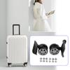 Msiud Luggage Wheels Replacement, Silent Double Row Suitcase Swivels Casters Repair Outdoor Caster Repairing Trolley Travel Customs Box Accessories Trunk Spare Universal Bearings Kits Bearing Washers view 4