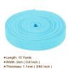 Rebower Nylon Webbing Strap, 10 Yards x 7/8 Inch Polypropylene Webbing Lightweight Strapping Backpack Band for DIY Gear Repair Outdoor Luggage Cargo Straps, Light Blue view 2