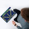 Football Footstep Training Mat, Soccer Training Mat Dribble Silent Auxiliary Props Football Door Mat Non-Slip Mat for Corner Football Field Ground, Training Pace Ball Control Player Equipment (Version I) view 4