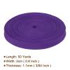 Rebower Nylon Webbing Strap, 50 Yards x 7/8 Inch Polypropylene Webbing Lightweight Strapping Backpack Band for DIY Gear Repair Outdoor Luggage Cargo Straps, Dark Purple view 2