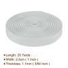 Rebower Nylon Webbing Strap, 25 Yards x 1 Inch Polypropylene Webbing Lightweight Strapping Backpack Band for DIY Gear Repair Outdoor Luggage Cargo Straps, Silver view 2