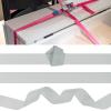 Rebower Nylon Webbing Strap, 25 Yards x 1 Inch Polypropylene Webbing Lightweight Strapping Backpack Band for DIY Gear Repair Outdoor Luggage Cargo Straps, Silver view 4